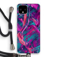 Pink Clouds: Pixel 4 Transparant Hoesje met koord