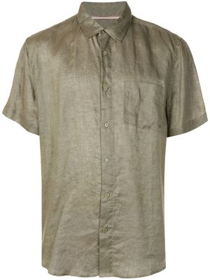 Osklen chemise boutonnée à manches courtes - Vert