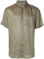Osklen chemise boutonnée à manches courtes - Vert
