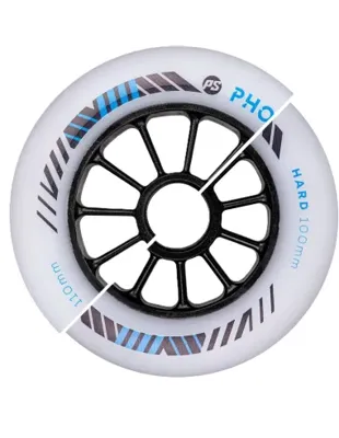 Powerslide Wielen Phoenix Hi-lo 110/100 Dd Hard (8 Stuks) 86a 110mm / 100m Powerslide Wielen Phoenix Hi-lo 110/100 Dd Hard (8 Stuks) 86a 110mm / 100m