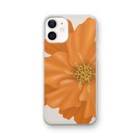 Orange Ellila flower: iPhone 12 Transparant Hoesje