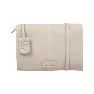 Burkely Soft Skylar Double pocket flap crossbody bag-Grey