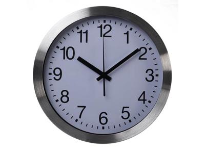 Aluminium wandklok dia. 30 cm - Velleman