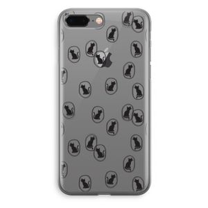Miauw: iPhone 8 Plus Transparant Hoesje
