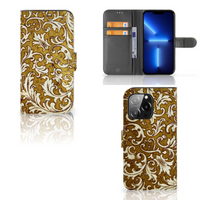 Wallet Case iPhone 13 Pro Barok Goud