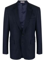 FURSAC virgin wool-blend single-breasted blazer - Bleu - thumbnail