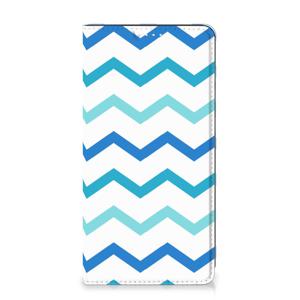 Samsung Galaxy S20 FE Hoesje met Magneet Zigzag Blauw