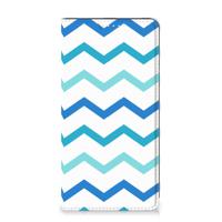 Samsung Galaxy S20 FE Hoesje met Magneet Zigzag Blauw