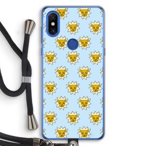 Leeuwenkoppen: Xiaomi Mi Mix 3 Transparant Hoesje met koord