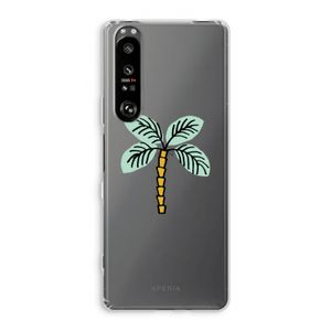 Palmboom: Sony Xperia 1 III Transparant Hoesje