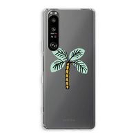 Palmboom: Sony Xperia 1 III Transparant Hoesje