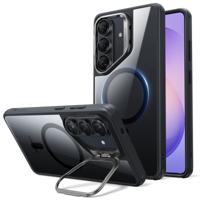 Galaxy S26 Plus Classic Hybrid Magnetic Case (Stash Stand) - Clear Black