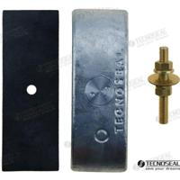 Ánodos para popas TEN00162 - ANODO CAP ZINC Ø 42X3MM 4,3 KG COMPLETO