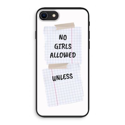 No Girls Allowed Unless: iPhone SE 2020 Biologisch afbreekbaar hoesje