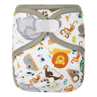 HappyBear luierbroekje klittenband - Wilde Dieren