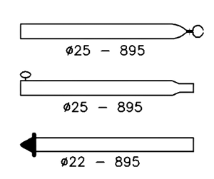 Campking Stormstok 25*170-260cm Alu