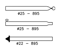 Campking Stormstok 25*170-260cm Alu