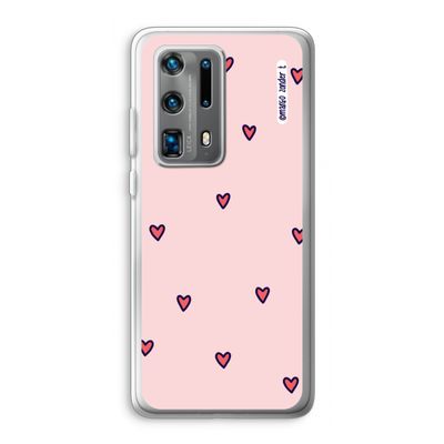Hartjes: Huawei P40 Pro Plus Transparant Hoesje