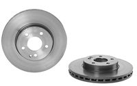 Remschijf COATED DISC LINE BREMBO, Remschijftype: Binnen geventileerd, u.a. für Mercedes-Benz - thumbnail