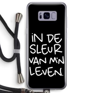 De Sleur: Samsung Galaxy S8 Transparant Hoesje met koord