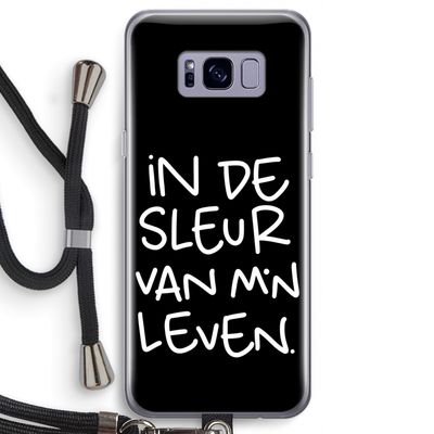 De Sleur: Samsung Galaxy S8 Transparant Hoesje met koord