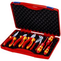Knipex 00 21 15 Gereedschapsbox RED Electro Set 2 - 7-delig