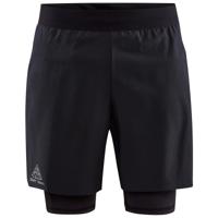 Craft PRO Trail 2in1 shorts zwart heren XL - thumbnail