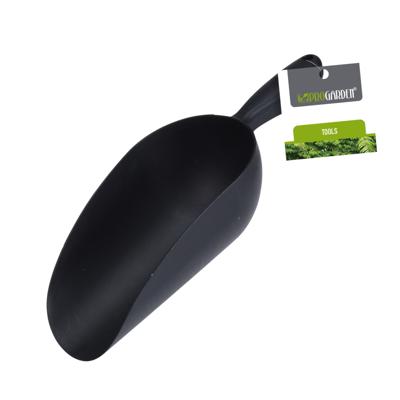 Moestuinschep - kunststof - donker grijs - handschep - schepje - 33 cm