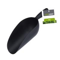 Moestuinschep - kunststof - donker grijs - handschep - schepje - 33 cm