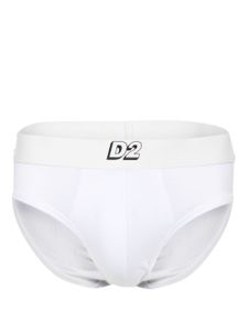 DSQUARED2 slip à logo imprimé - Blanc