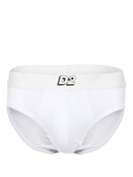 DSQUARED2 slip à logo imprimé - Blanc