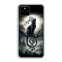 Moonlight Companions: Google Pixel 5 Transparant Hoesje