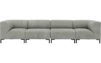 Goossens Excellent Bank Marshall groen, leer, 2 x 1,5-zits, urban industrieel