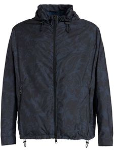 ETRO veste imprimée à capuche - Bleu