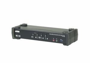 ATEN CS1924M KVM-switch 4 poorten DisplayPort, HDMI Muis, Toetsenbord, USB 4096 x 2160 Pixel