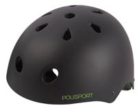 Polisport urban radical fietshelm s 53-55cm graffiti zwart/groen