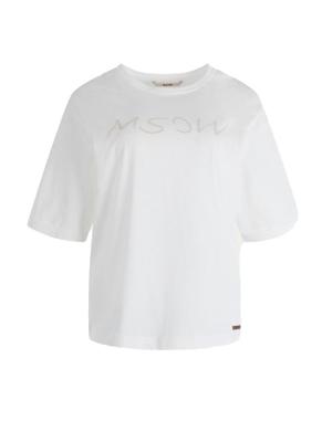 Moscow 47-04-spray T-shirt Korte Mouw 301-1b Offwhite-white Base Kit Print