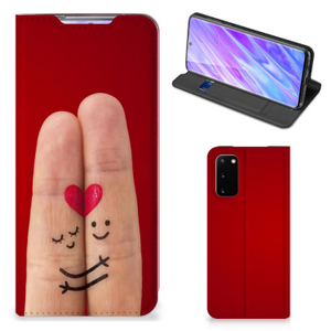 Samsung Galaxy S20 Hippe Standcase Liefde - Origineel Romantisch Cadeau