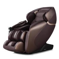 Hele Lichaam Massagesofa Zero Gravity SL Track Massagestoel met Verwarming & Luchtcompressie Bruin