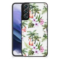 Samsung Galaxy S22 Plus Dierenprint Telefoonhoesje Flamingo Palms Samsung Galaxy S22 Plus Dierenprint Telefoonhoesje Flamingo Palms