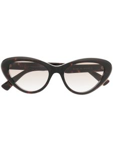 Gucci Eyewear lunettes de soleil à monture papillon - Marron