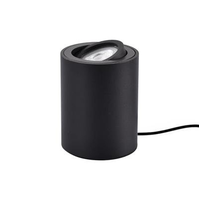 Ylumen Tafellamp Fury rond Ø 8 cm zwart