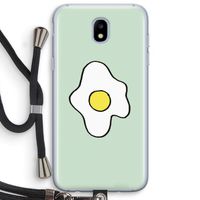 Spiegelei: Samsung Galaxy J5 (2017) Transparant Hoesje met koord