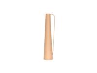 Vaas metaal13.4x11.5xh52cm koffie