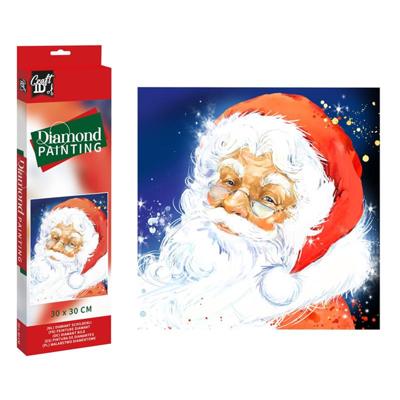 Grafix Craft id diamond painting xmas kerstman