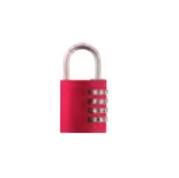 ABUS ABVS48813 Hangslot 41.5 mm Rood Cijferslot