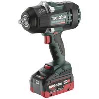 Metabo SSW 18 LTX 1450 BL 602401660 Accu-slagmoersleutel 1450 Nm 20 V Aantal meegeleverde accus: 2 LiHD Brushless, Incl. 2 accus, Incl. koffer, Incl. lader