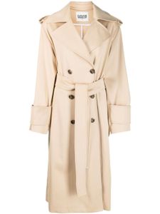 Claudie Pierlot trench en coton à boutonnière croisée - Tons neutres