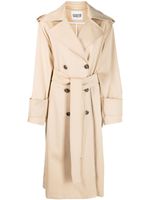 Claudie Pierlot trench en coton à boutonnière croisée - Tons neutres - thumbnail