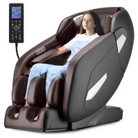 Shiatsu Elektrische Massagestoel voor het Hele Lichaam Zero Gravity Relaxstoel met SL-spoor en 12 Programma's